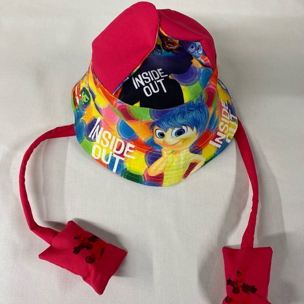 Disney Inside Out Colorful Hat with Red Accents